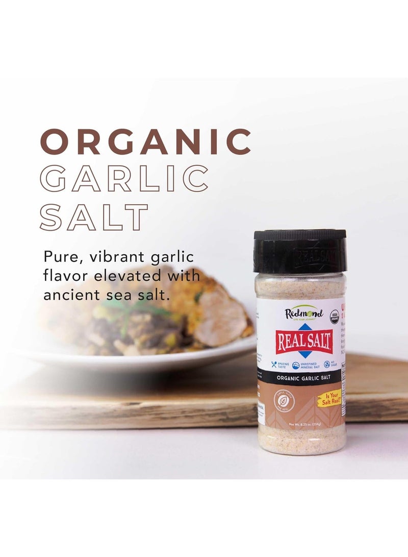 ريدموند ملح ريدموند الحقيقي بالثوم، ملح البحر، 8.25 أونصة، عبوة رش 234 غرام - Image 2